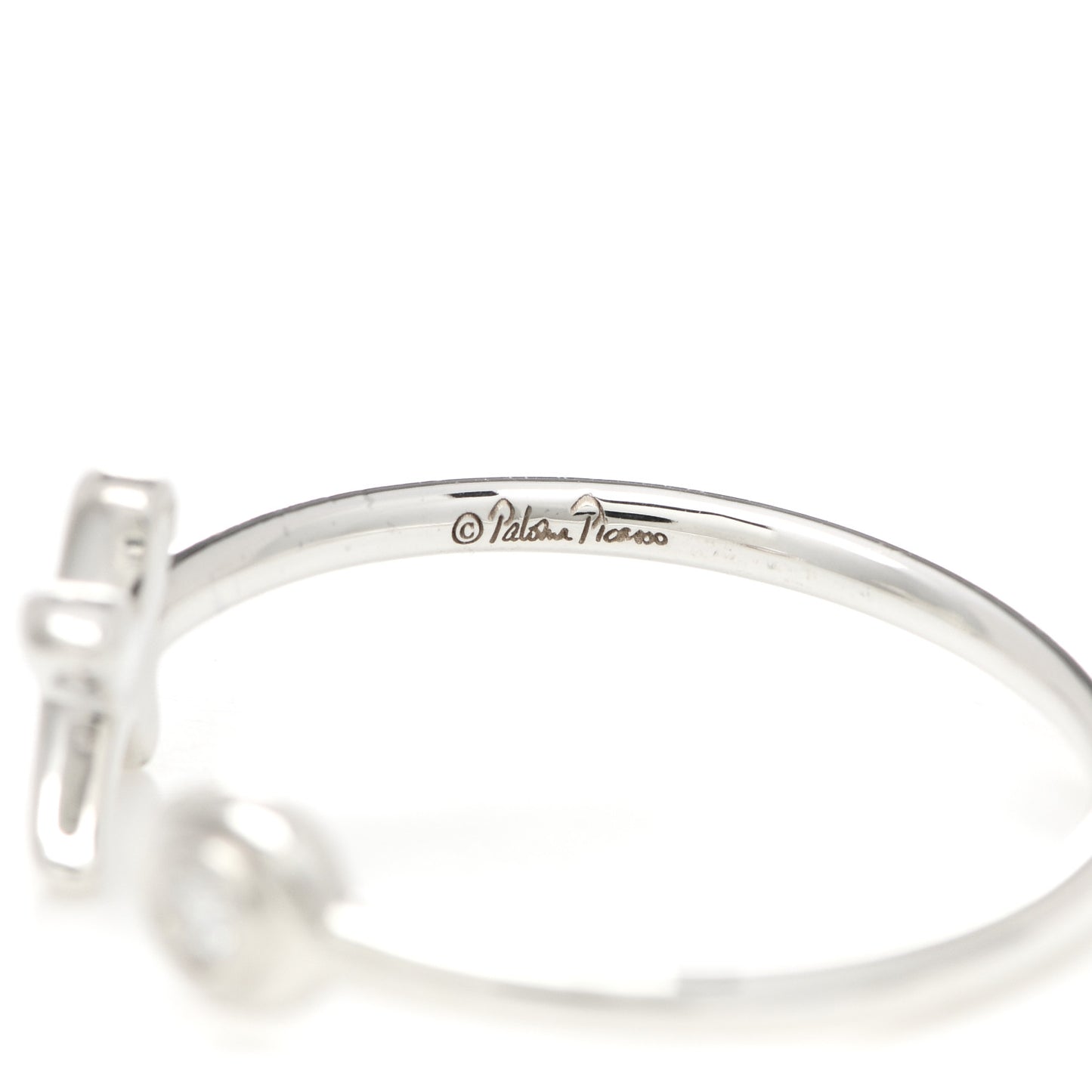 Sterling Silver Diamond Paloma Picasso Graffiti X Wire Ring 56 7.5