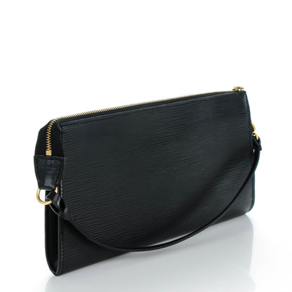 Louis Vuitton Epi Pochette Accessories 24 Black 3 of 7