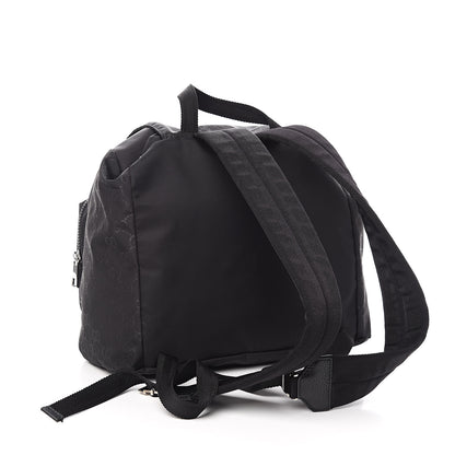 Gucci Nylon Monogram Small Single Buckle Backpack Black 3 of 10
