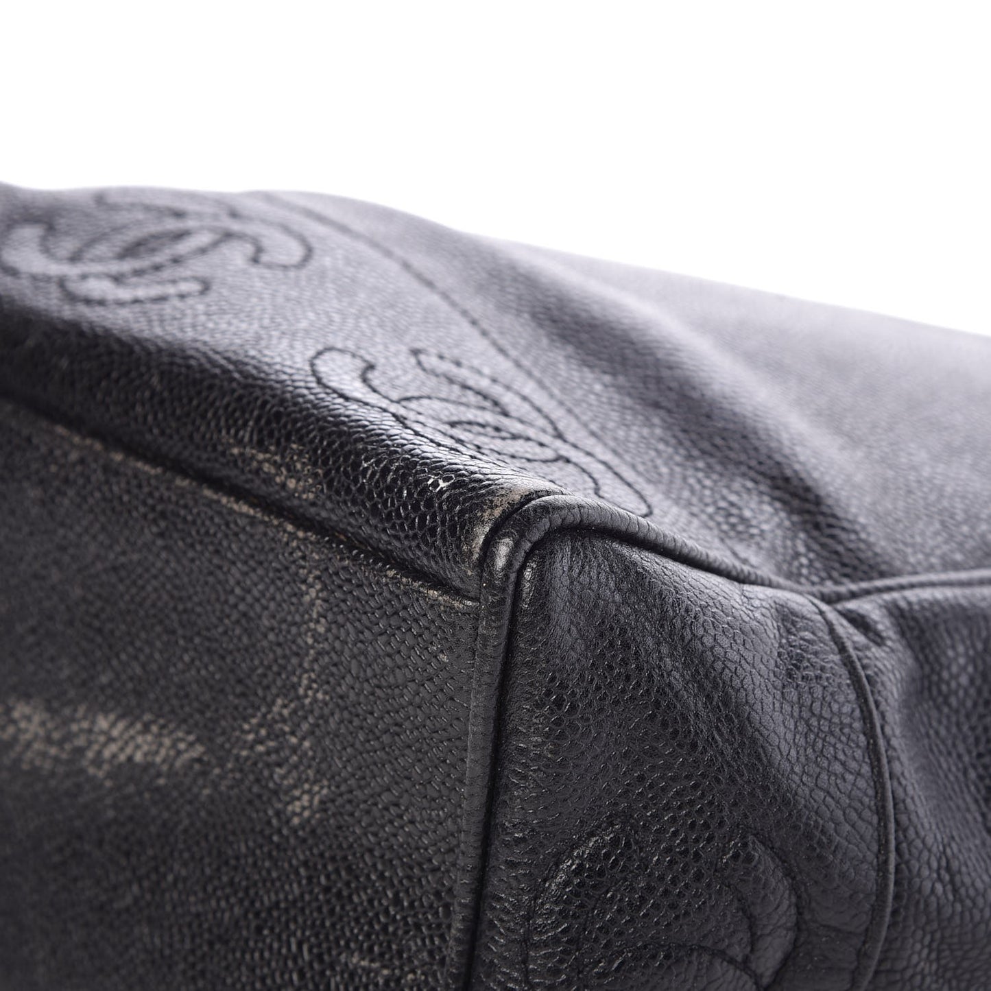 Caviar Shoulder Bag Black