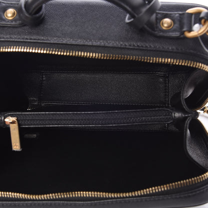 Chanel Caviar Quilted Medium CC Filigree Vanity Case Black 5 of 9
