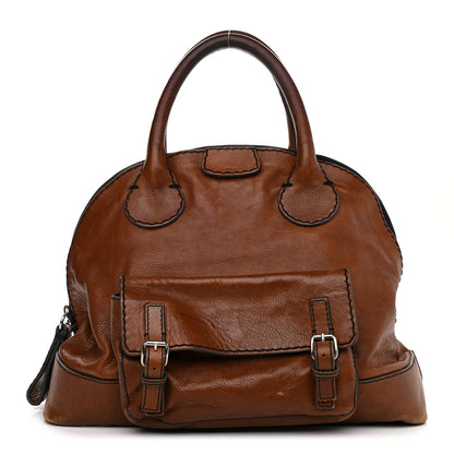 Chloe Calfskin Edith Dome Bowler Muscade 1 of 15