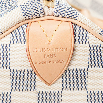 Louis Vuitton Damier Azur Speedy 30 6 of 7