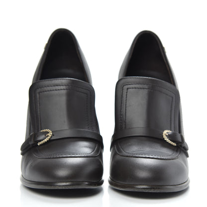 Chanel Calfskin Buckle Pumps 39 Black 2 of 11