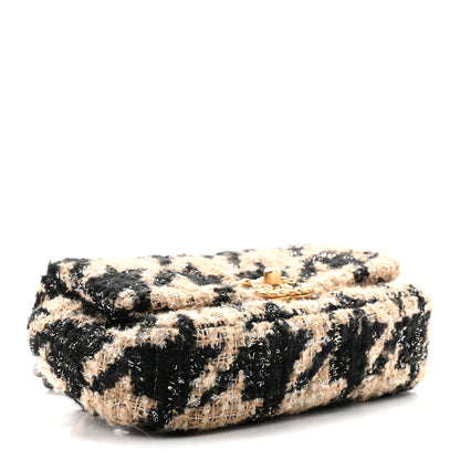 Chanel Tweed Quilted Chanel 19 Waist Bag Beige Black 3 of 9