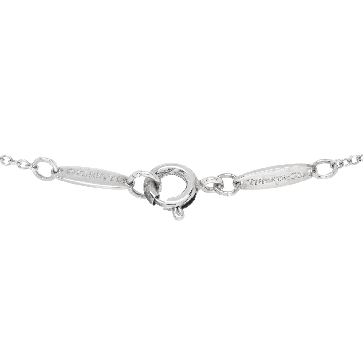 Tiffany Sterling Silver 11mm Elsa Peretti Open Heart Pendant Necklace 4 of 4