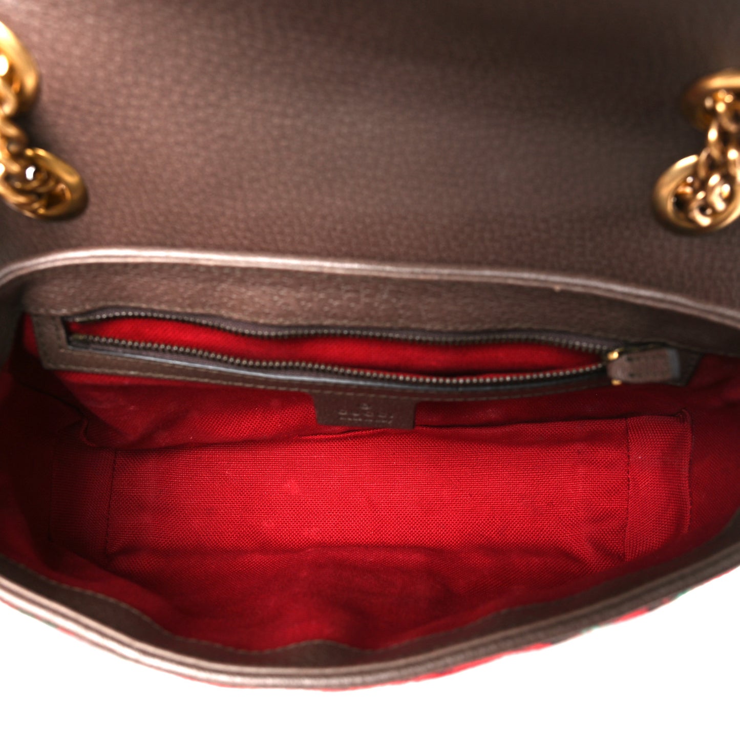 Wool Tweed Textured Dollar Calfskin Matelasse Diagonal Plaid Small GG Marmont Shoulder Bag Red Green Multicolor New Acero