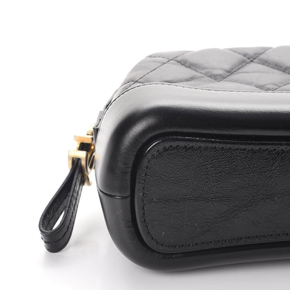 Chanel Aged Calfskin Quilted Gabrielle Classic Pouch Black 8 of 10