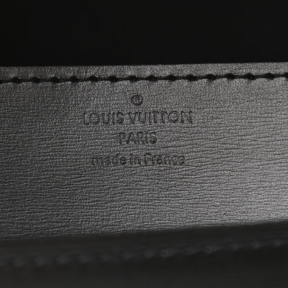 Louis Vuitton Calfskin Chain Louise MM Black 6 of 10