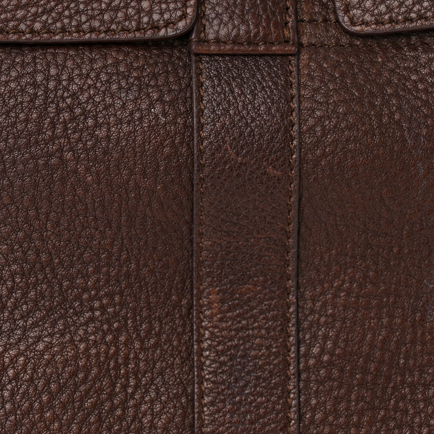 Classic Grain Calfskin Bayswater Chocolate