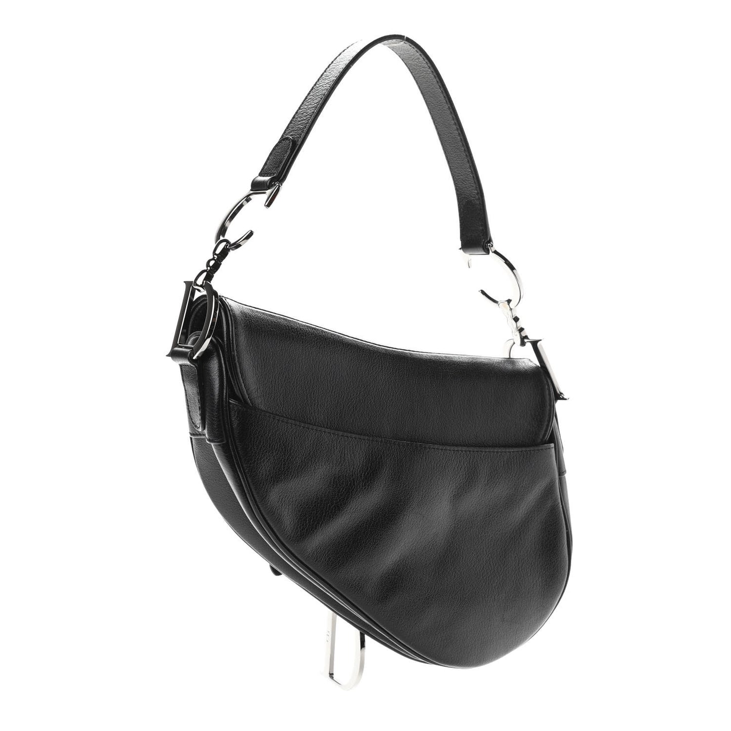 Calfskin Saddle Bag Black