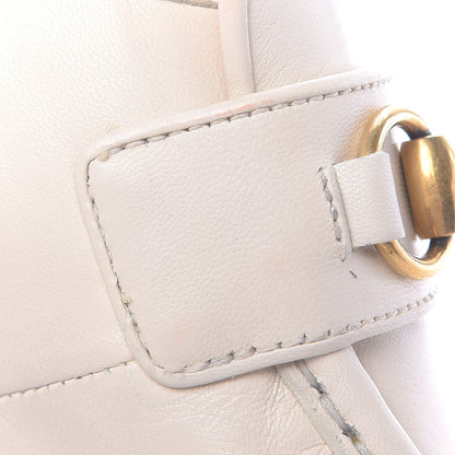 Gucci Malaga Kid Pearl Studded Vegas Platform Loafers 39 Mystic White 9 of 9