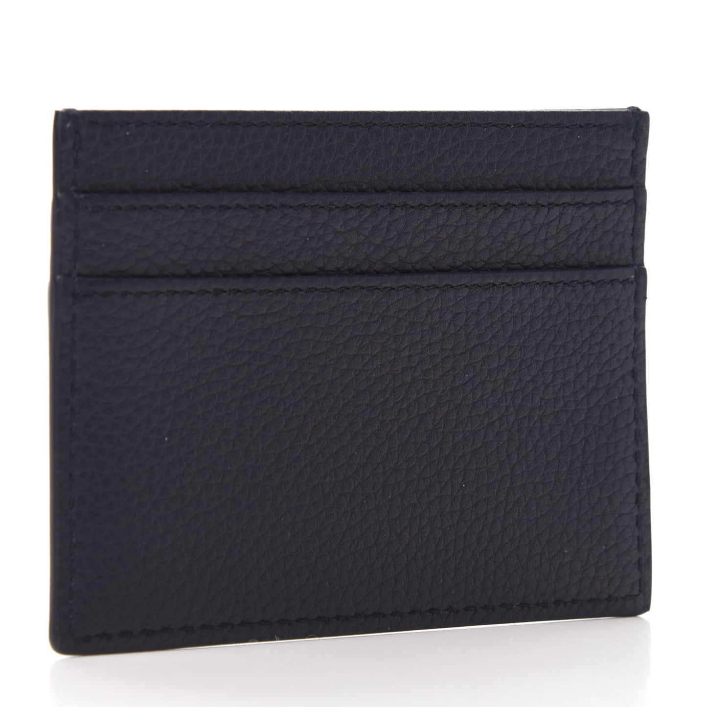 X AIR JORDAN Grained Calfskin Card Holder Bleu