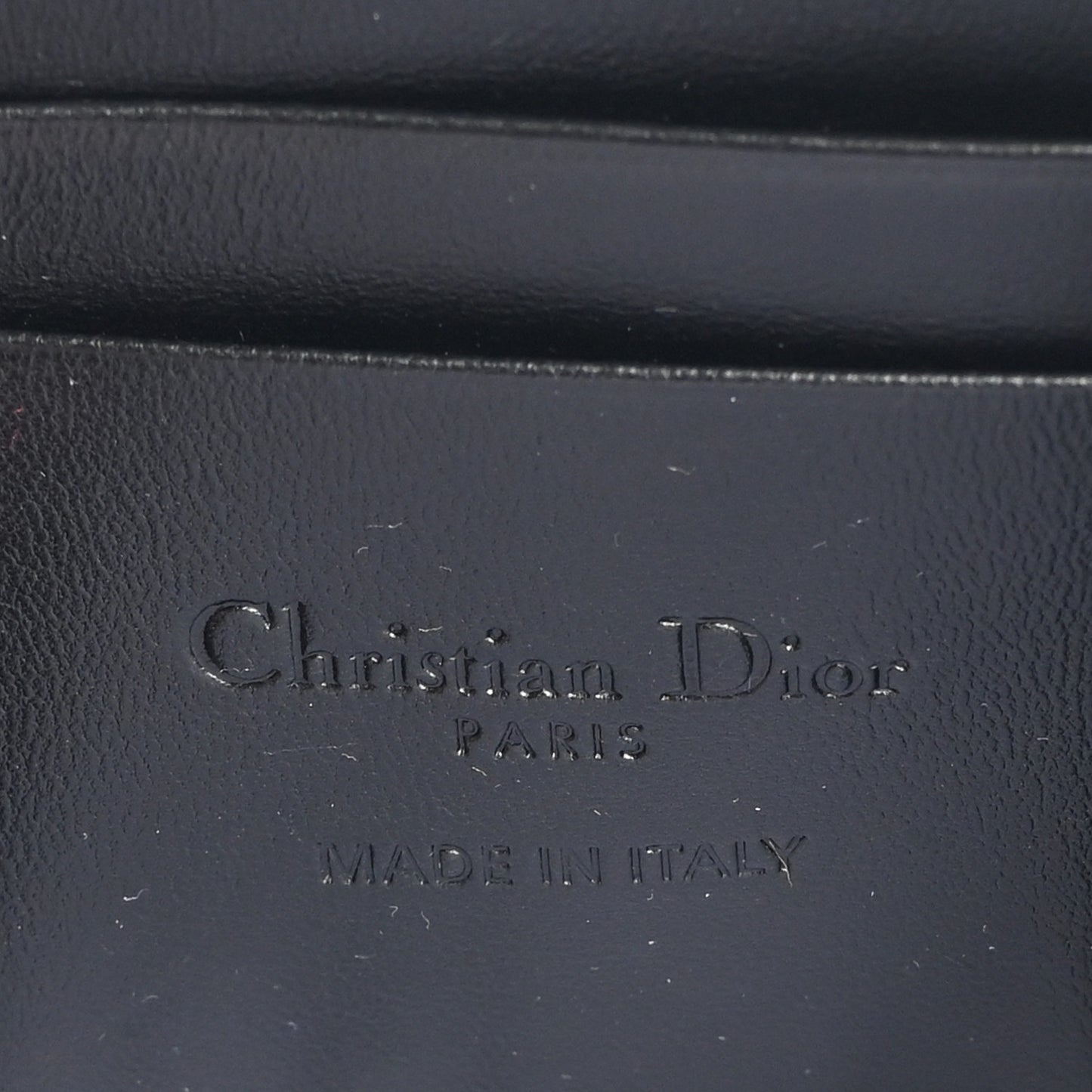 Lambskin Cannage Lady Dior Zip Wallet Black