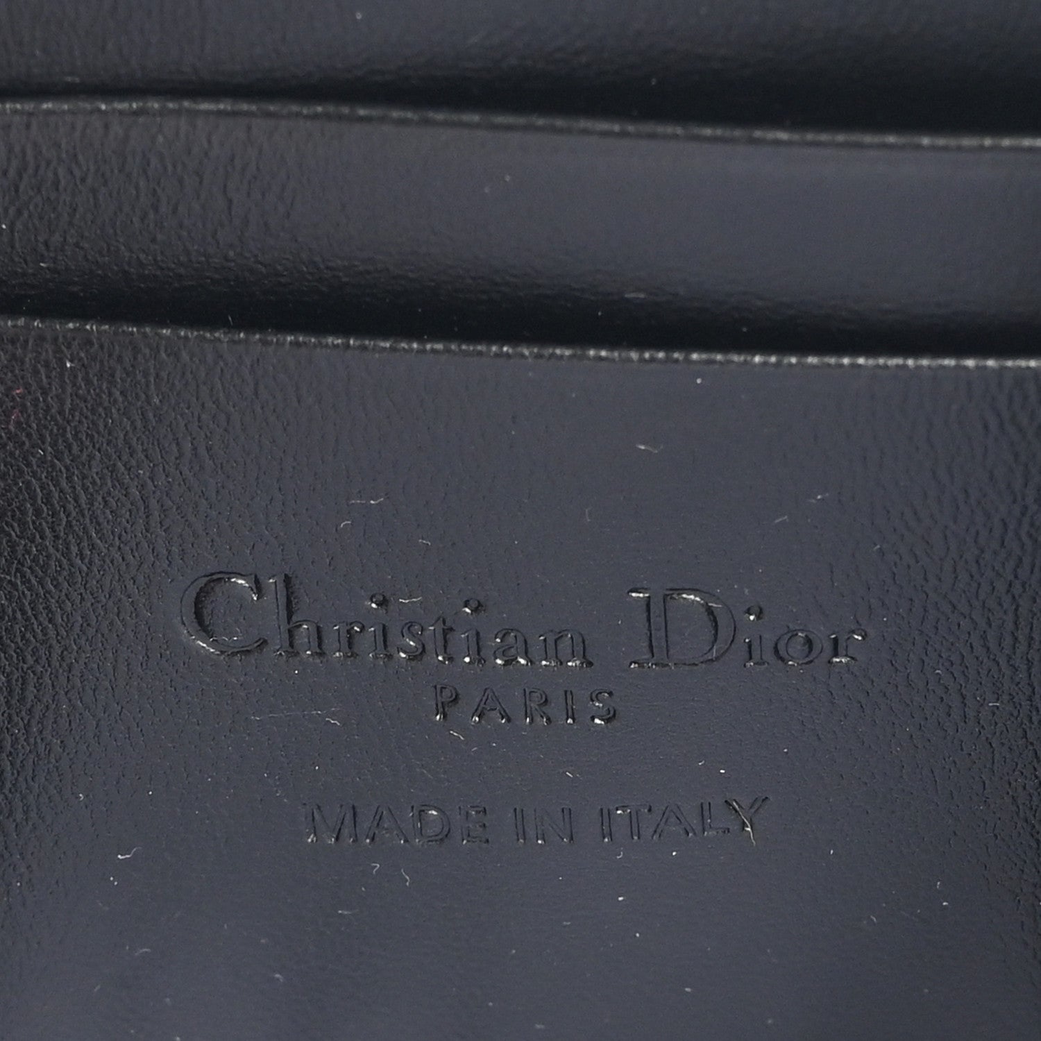 Christian Dior Lambskin Cannage Lady Dior Zip Wallet Black 6 of 7