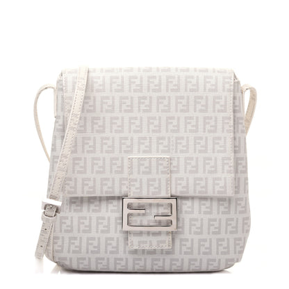 Fendi Zucchino Spalmati Tube Messenger White 1 of 14