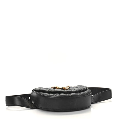 Versace Nappa Quilted Virtus Belt Bag Black 4 of 9