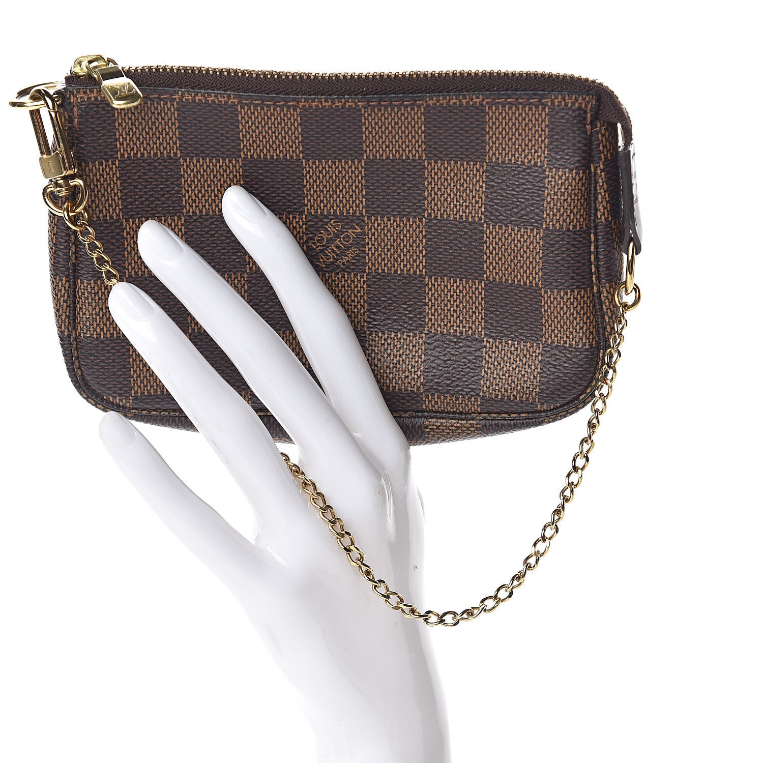 Louis Vuitton Damier Ebene Mini Pochette Accessories 2 of 8