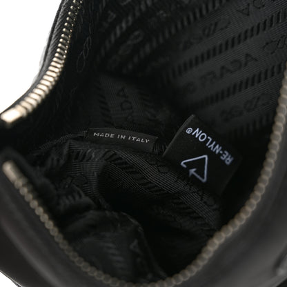 Prada Tessuto Nylon Saffiano Mini Re-Edition 2005 Bag Black 7 of 14