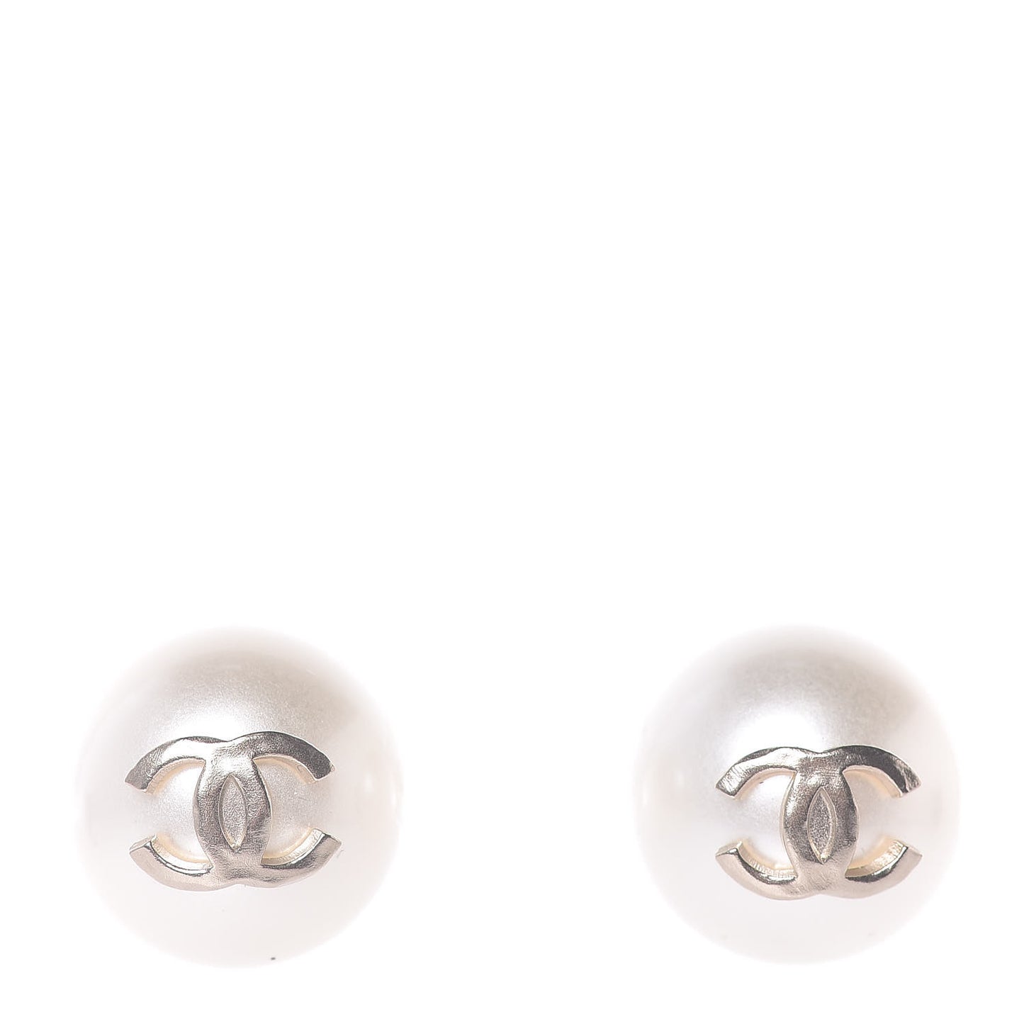 Pearl CC Large Earrings Gold