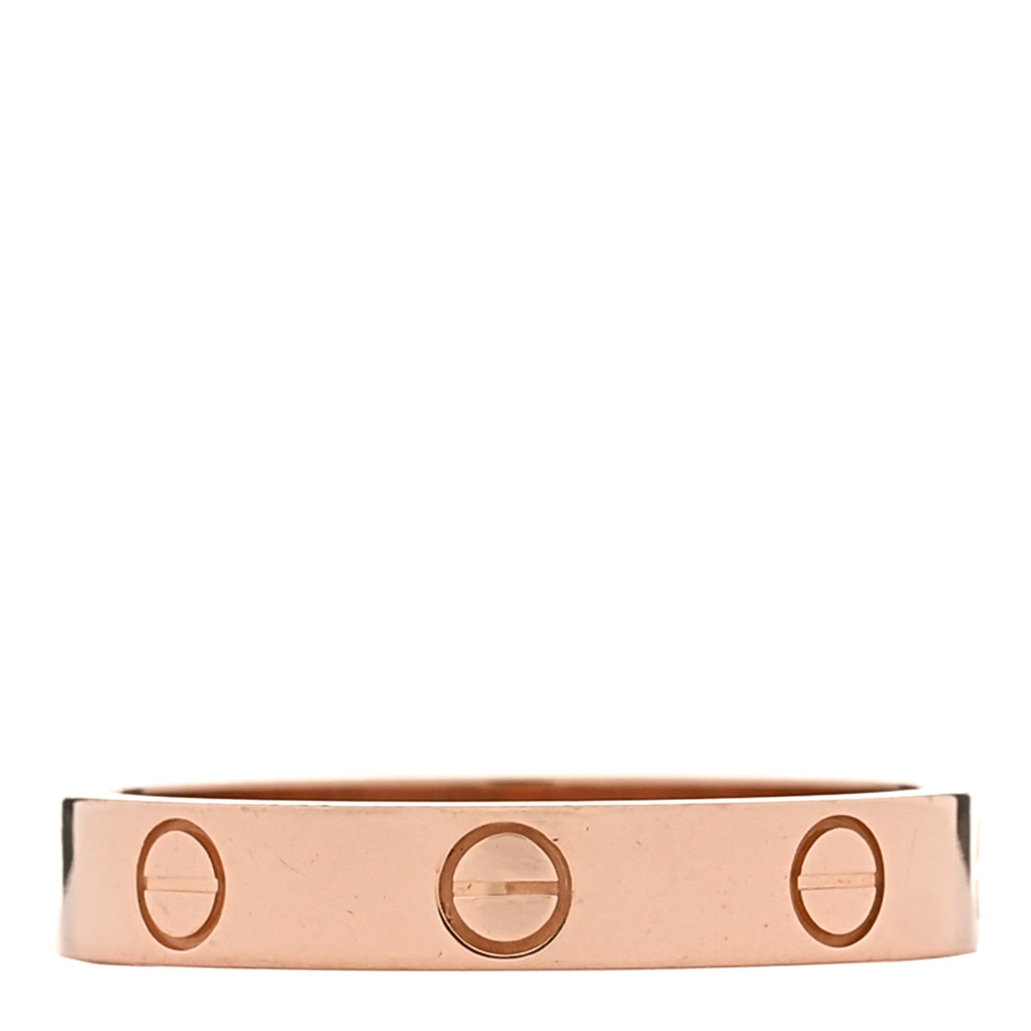 Cartier 18K Pink Gold 3.5mm LOVE Wedding Band Ring 57 8 3 of 5