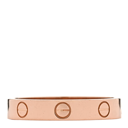 Cartier 18K Pink Gold 3.5mm LOVE Wedding Band Ring 57 8 3 of 5