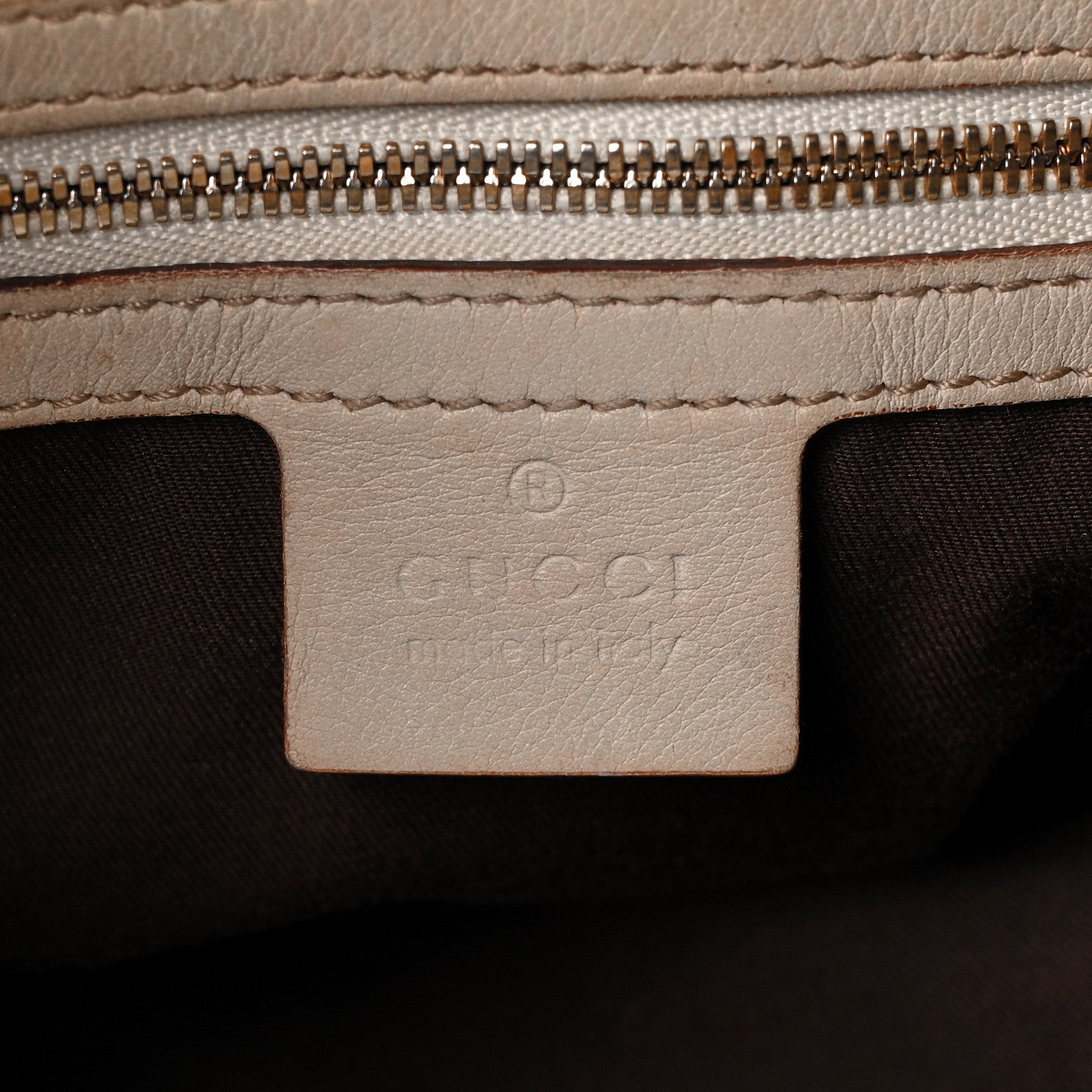 Gucci Guccissima Large Biba Studded Hobo Off White 5 of 9