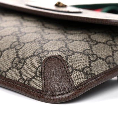 Gucci GG Supreme Monogram Neo Vintage Web Belt Bag Brown 12 of 16