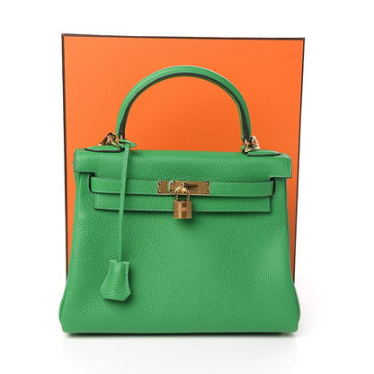Hermes Taurillon Clemence Kelly Retourne 28 Bambou 10 of 10