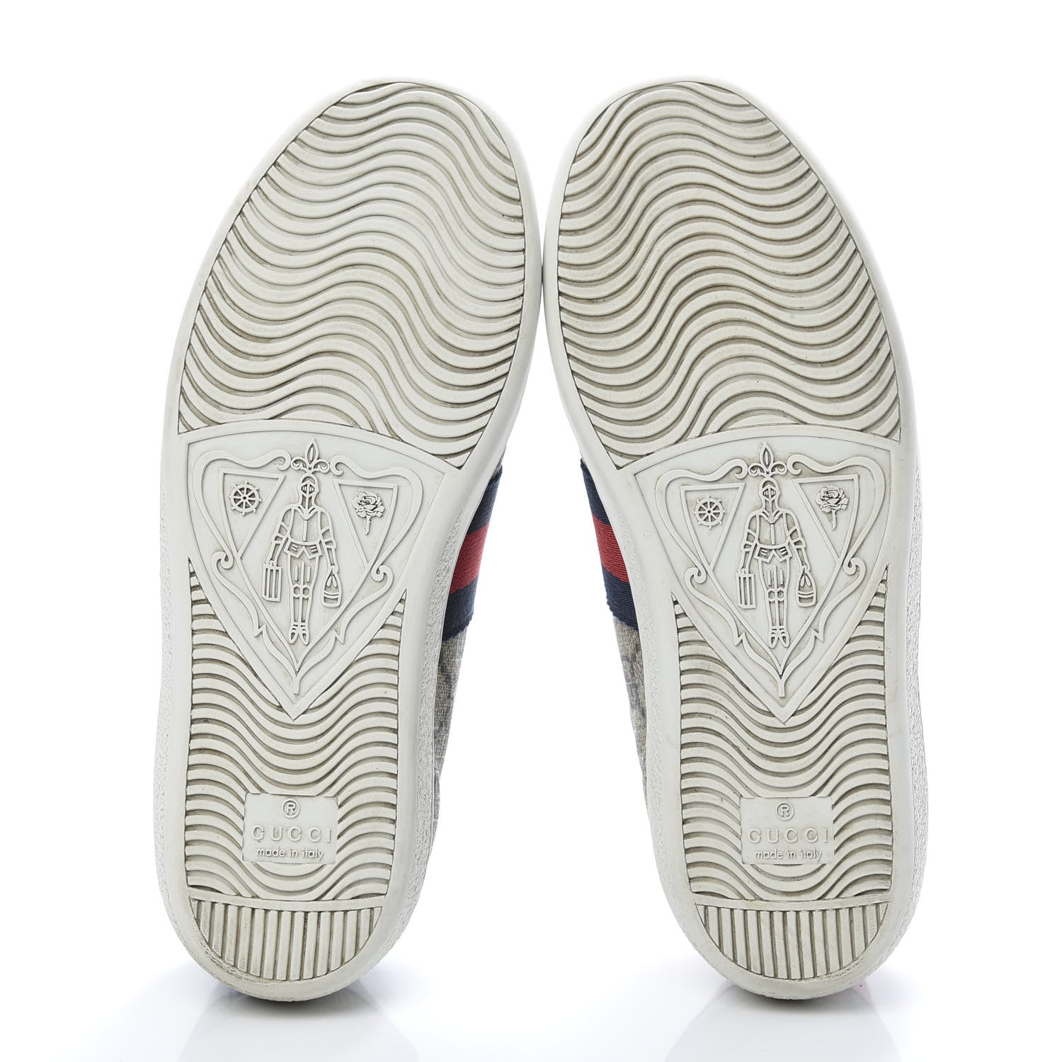 Gucci GG Supreme Monogram Womens Ace Low-Top Sneaker 35 Beige 6 of 11
