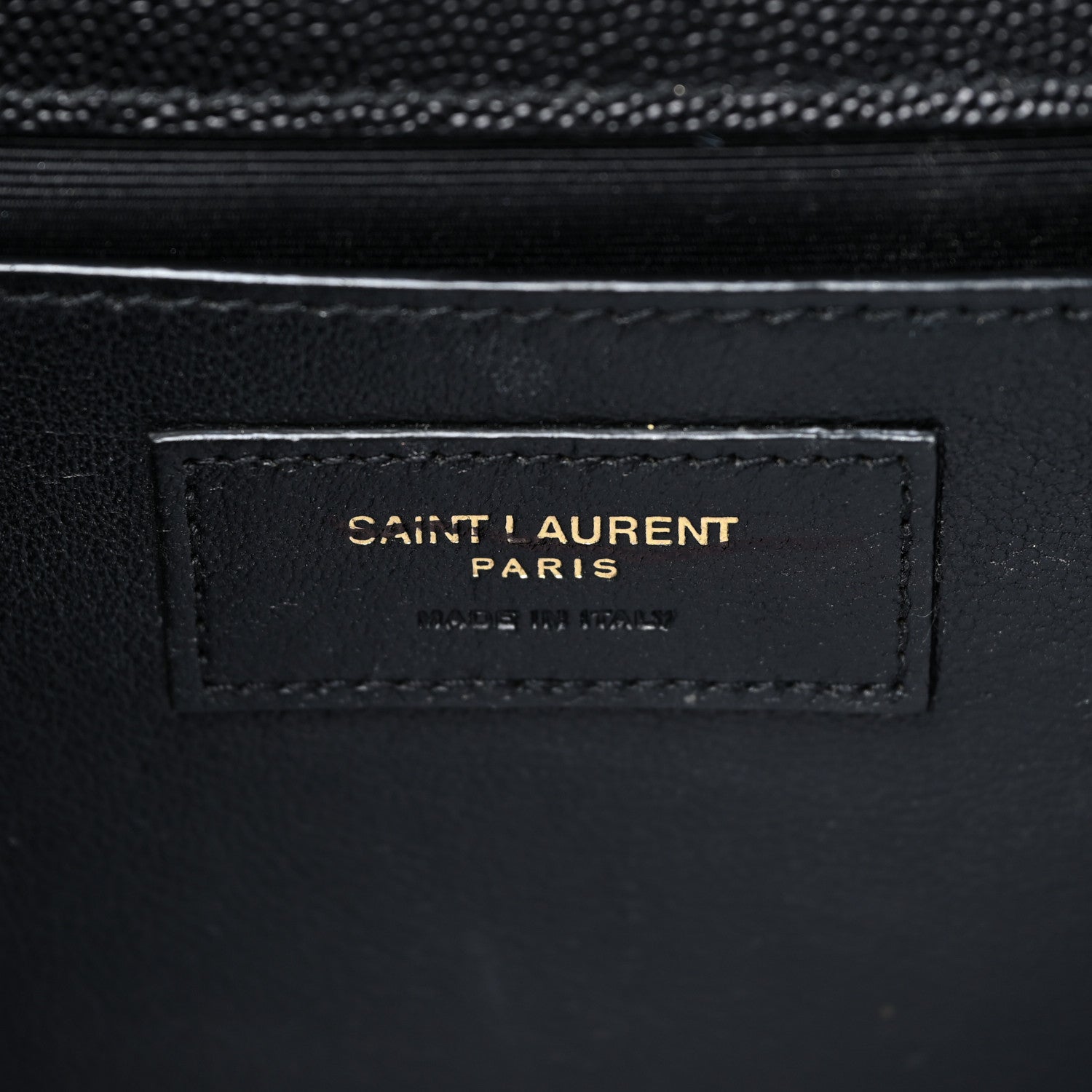 Saint Laurent Grain De Poudre Medium Classic Monogram Kate Satchel Black 5 of 11