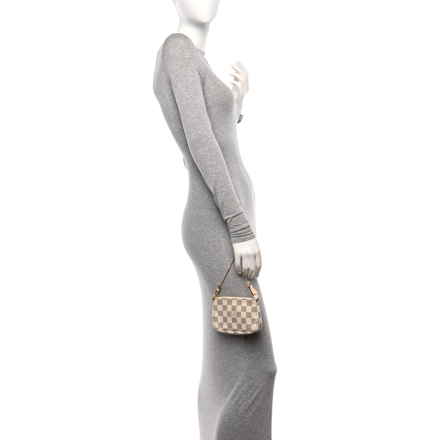 Louis Vuitton Damier Azur Mini Pochette Accessories 2 of 8