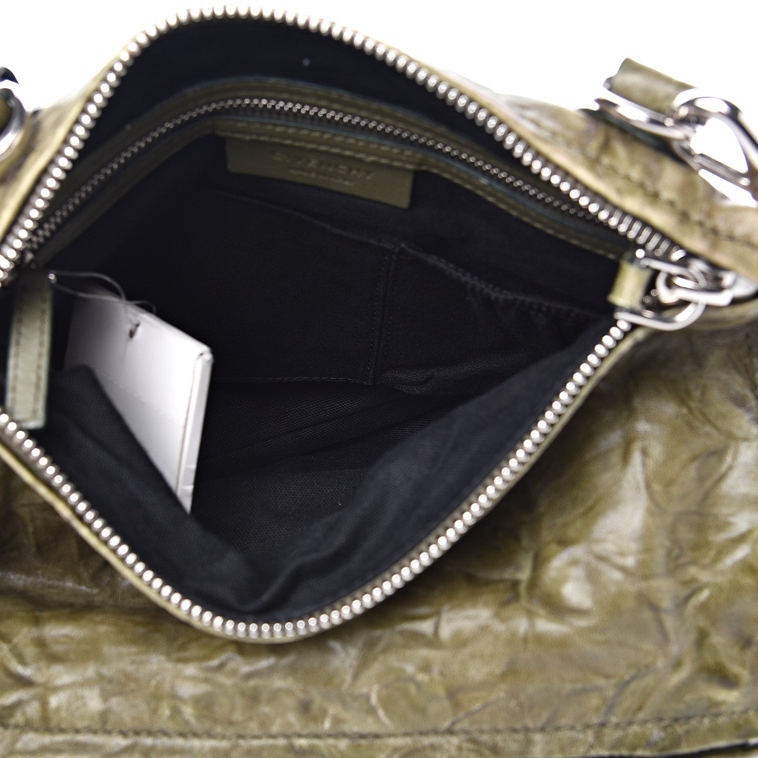 Givenchy Tumbled Sheepskin Small Pandora Khaki 4 of 17