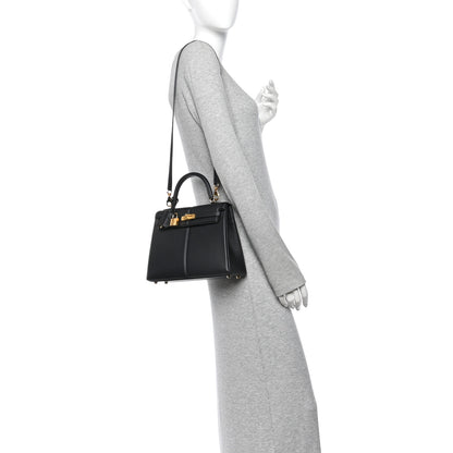 Hermes Swift Kelly Padded Sellier 25 Black 2 of 12