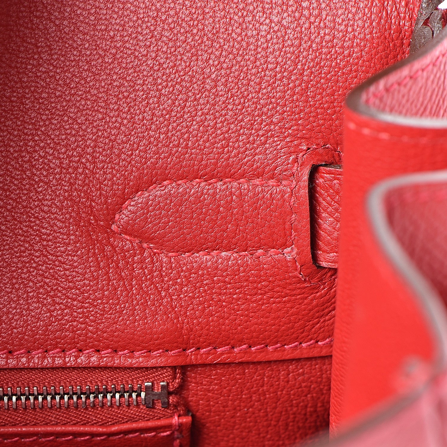 Hermes Epsom Birkin 35 Rouge Casaque 19 of 39