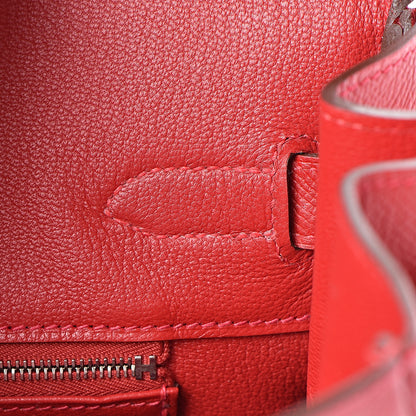Hermes Epsom Birkin 35 Rouge Casaque 19 of 39