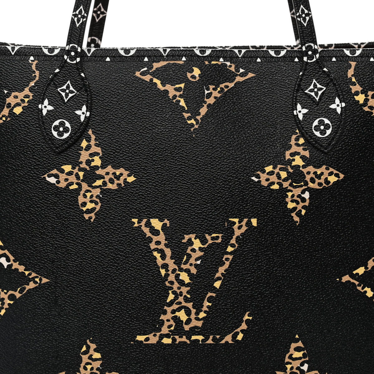 Monogram Giant Jungle Neverfull MM Black