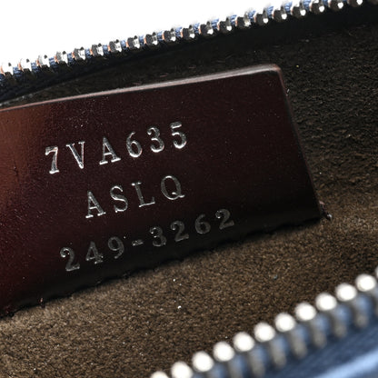 Fendi Yarn Canvas FF Multicolor Embroidered Chinese Valentines Small Melon Bag Blue 7 of 10