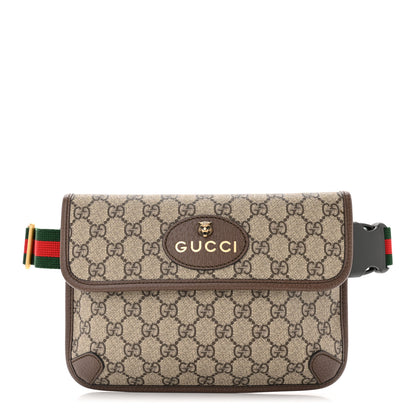Gucci GG Supreme Monogram Neo Vintage Web Belt Bag Brown 1 of 10