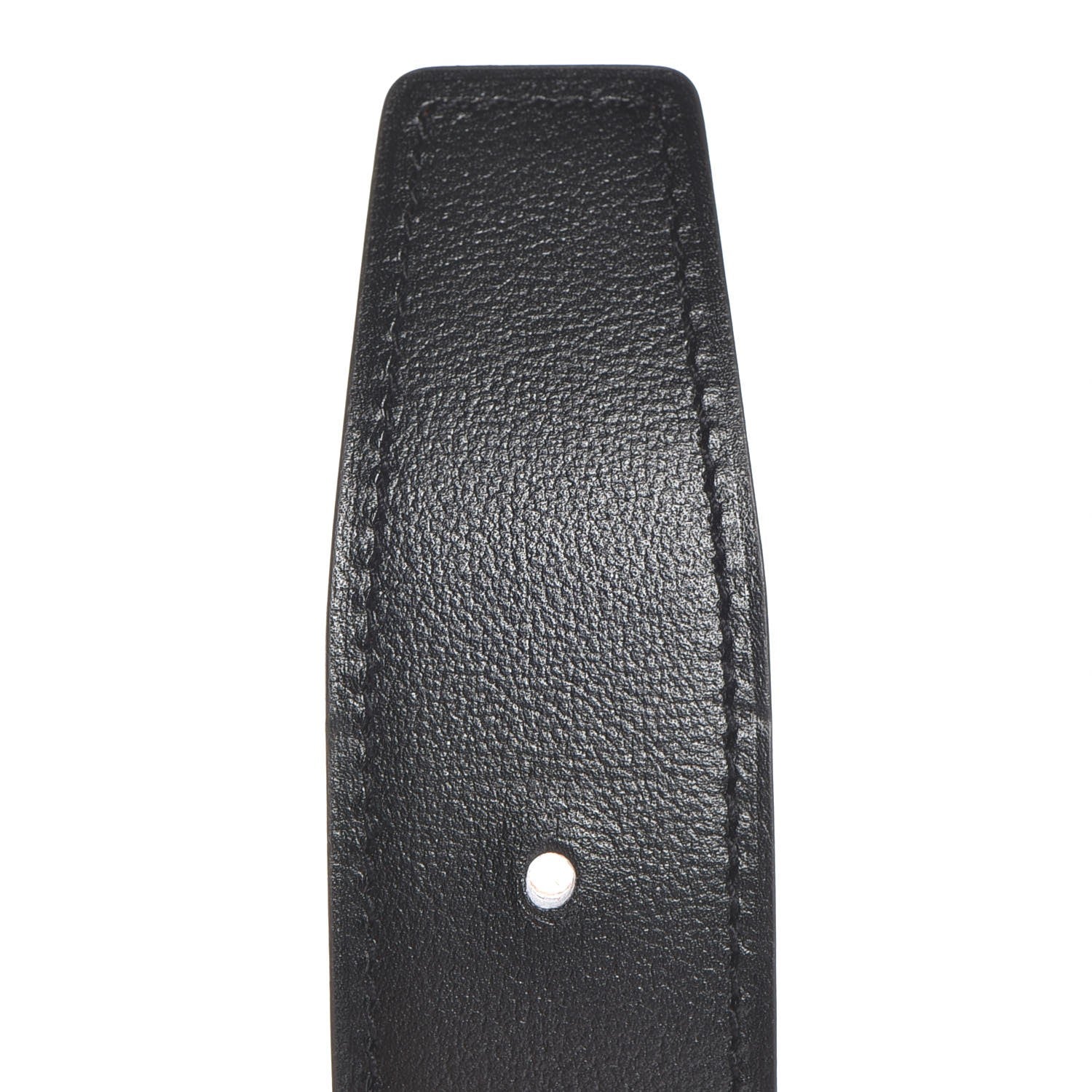 Hermes Box Togo 32mm Belt Strap 95 Black Orange 7 of 9