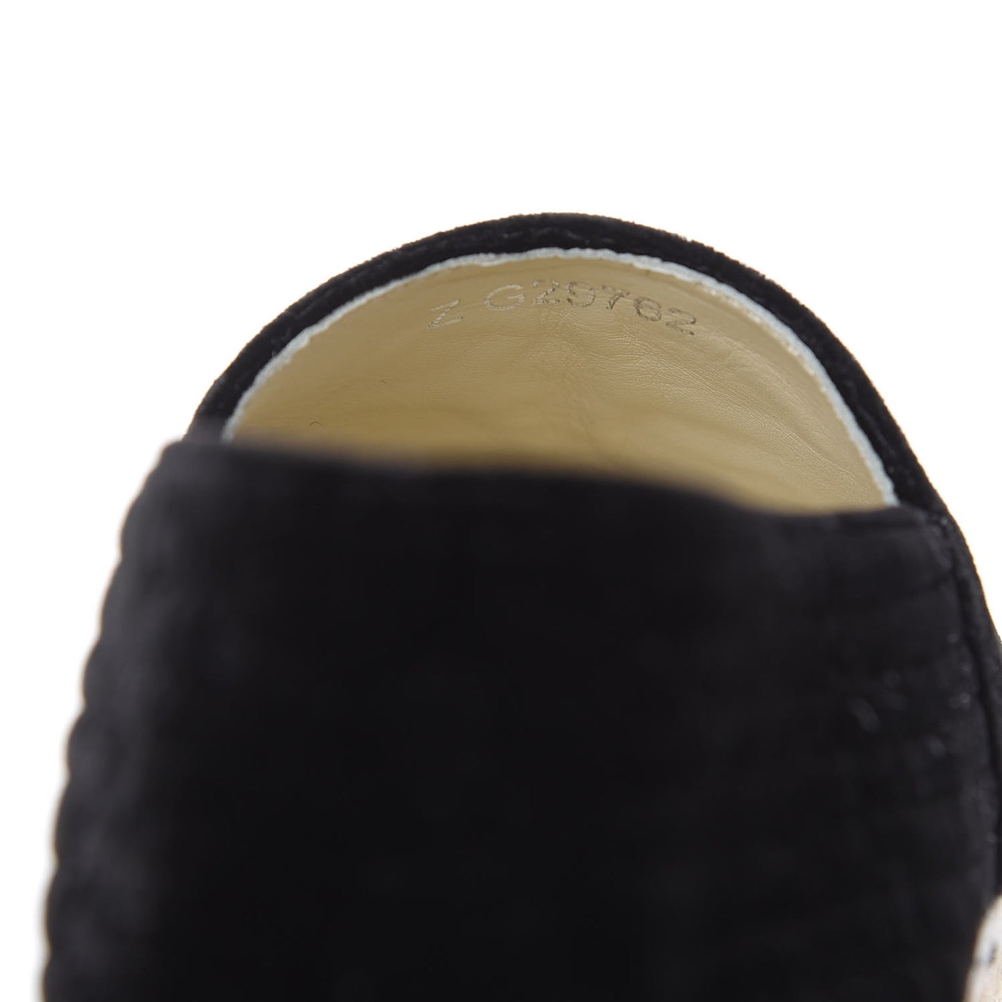 Velvet Grosgrain CC Espadrilles 35 Black