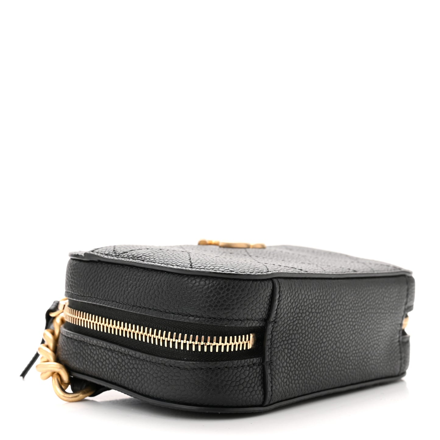 Caviar Quilted Waist Bag Black