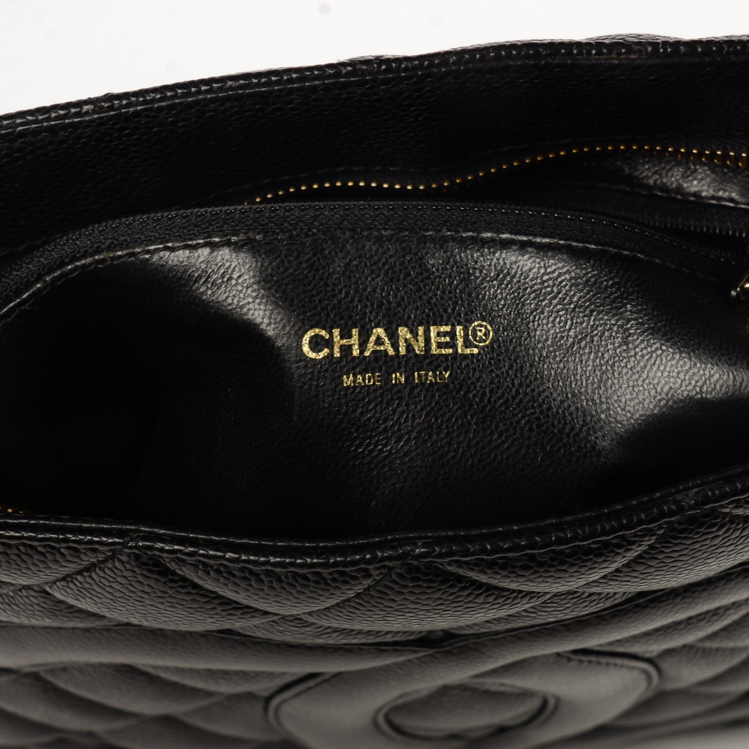 Chanel Caviar Quilted Medallion Tote Black 6 of 9
