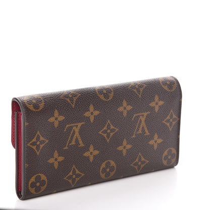Louis Vuitton Monogram Emilie Wallet Fuchsia 3 of 9