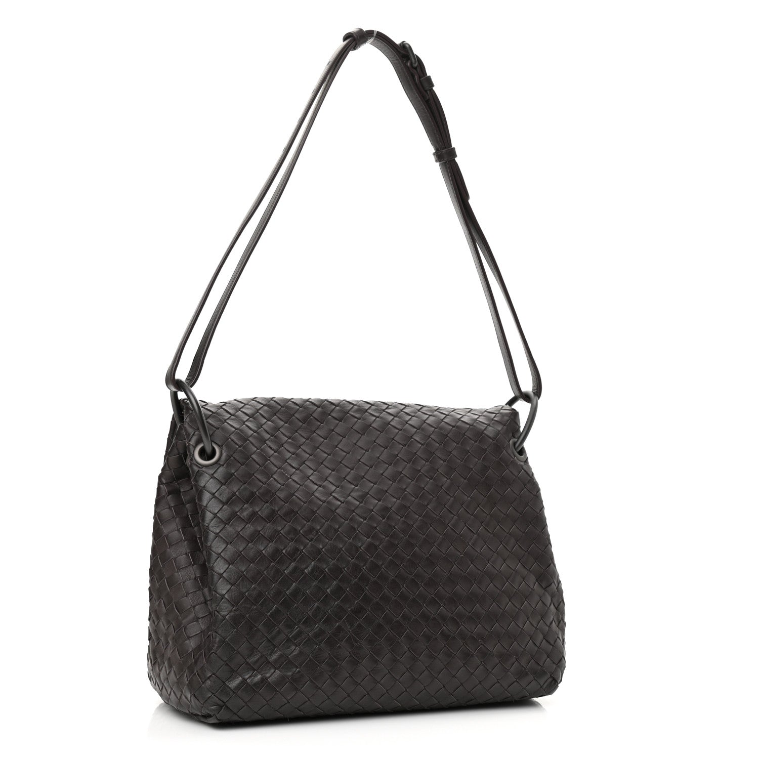 Bottega Veneta Nappa Intrecciato Flap Shoulder Bag Quetsche 2 of 9