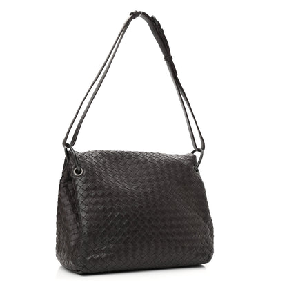 Bottega Veneta Nappa Intrecciato Flap Shoulder Bag Quetsche 2 of 9