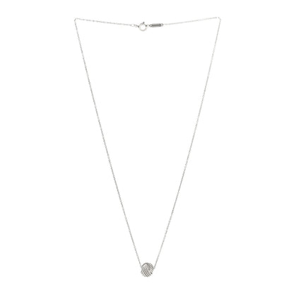 Tiffany Sterling Silver Twist Knot Pendant Necklace 2 of 4