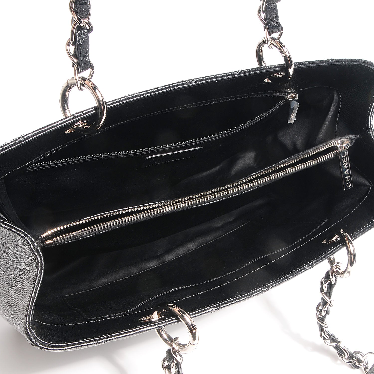 Chanel Caviar Grand Shopping Tote GST Black 5 of 7