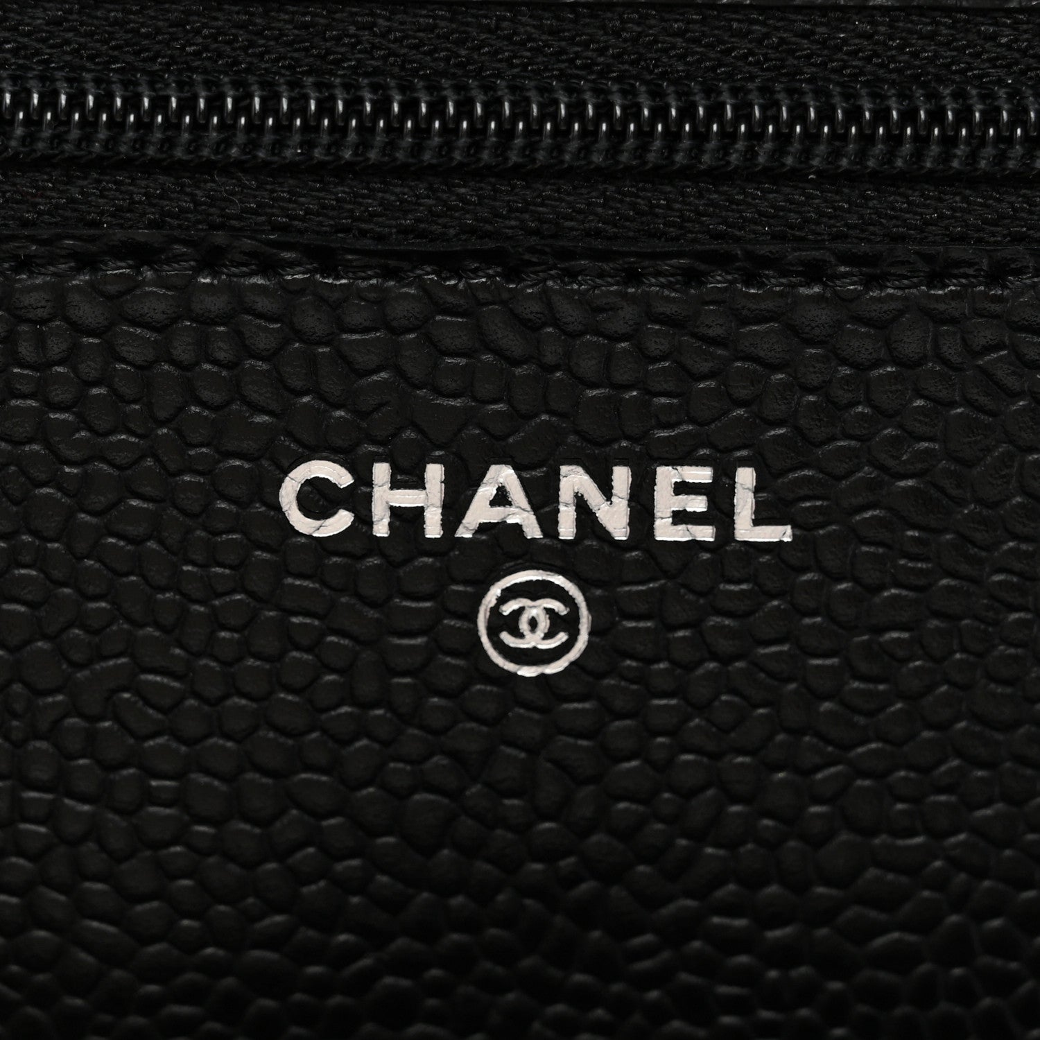 Chanel Caviar Quilted Wallet On Chain WOC Black 6 of 12
