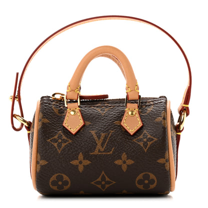 Louis Vuitton Monogram Micro Speedy Bag Charm 1 of 5